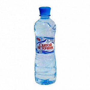 Вода Святой источник минеральная негазированная 0,5 л бутылка ПЭТ