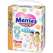 Merries Подгузники-трусики р.XL12-22 кг 50 шт. Merries Подгузники-трусики р.XL12-22 кг 50 шт.