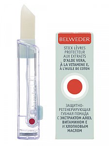 Belweder Помада защитно-регенерирующая с экстрактом алоэ и витамином Е 4 г