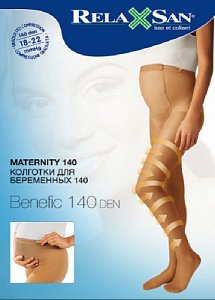 RelaxSan Колготки для беременных 140 Den р.3 телесный