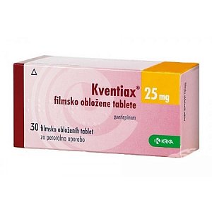 Квентиакс таблетки покрытые пленочной оболочкой 25 мг 60 шт.