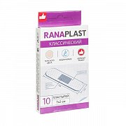 Pharmadoct Пластырь Ранапласт классический водостойкий 7 смх2 см 10 шт. на полимерной основе телесный