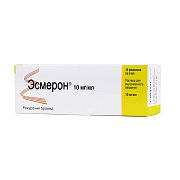 Эсмерон раствор для внутривенного введения 10 мг мл 5 мл флаконы 10 шт. Эсмерон раствор для внутривенного введения 10 мг мл 5 мл флаконы 10 шт.