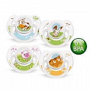 Avent Пустышка силиконовая Домашние животные 6-18мес. 2шт