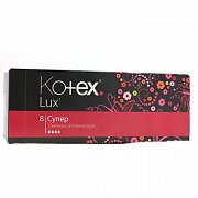 Kotex Тампоны Lux Super с аппликатором 8 шт.