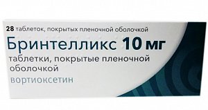 Бринтелликс таблетки покрытые пленочной оболочкой 10 мг 28 шт.