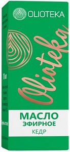 Olioteka Масло эфирное Кедр 10мл