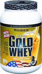 Weider Gold Whey Protein 908г ваниль банка