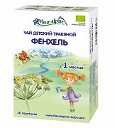 Fleur Alpine Чай травяной Фенхель Organic от 1 мес. 30 пакетиков