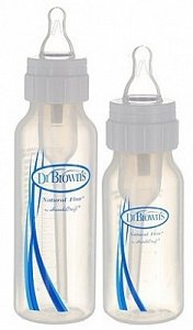 Dr Brown`s Набор стандартных бутылочек 205 полипропилен 120 мл и 240 мл + 2 соски