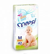 Mepsi Подгузники с рельефным слоем 6-11 кг 42 шт. Mepsi Подгузники с рельефным слоем 6-11 кг 42 шт.