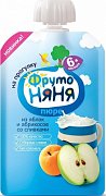 ФрутоНяня Пюре Яблоко с абрикосом со сливками с 6 мес. 90 г ФрутоНяня Пюре Яблоко с абрикосом со сливками с 6 мес. 90 г