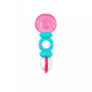 Bright Starts Погремушка-прорезыватель Леденец розовый