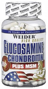 Weider Glucosamine + Chondroitin plus MSM банка 120 капсул