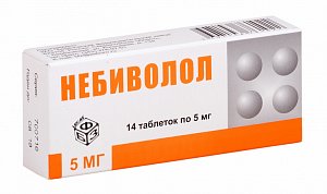 Небиволол таблетки 5 мг 14 шт. Березовский фармацевтический завод