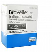 Бравелль лиофилизат+растворитель 75МЕ 10 шт.