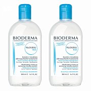 Bioderma Набор Hydrabio H2O Мицеллярная вода очищающая 500 мл 2 шт. Bioderma Набор Hydrabio H2O Мицеллярная вода очищающая 500 мл 2 шт.