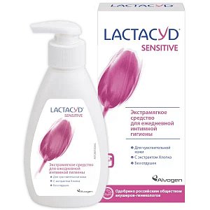 Lactacyd [Лактацид] средство для интимной гигиены экстрамягкое Sensitive 200мл