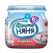 ФрутоНяня Пюре Индейка с 6 мес. 80 г ФрутоНяня Пюре Индейка с 6 мес. 80 г
