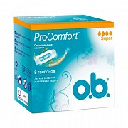o.b. Procomfort Тампоны Super 8 шт. o.b. Procomfort Тампоны Super 8 шт.