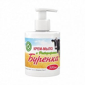 Лошадиная Сила Буренка Крем-мыло с фитофлораном дозатор 300 мл