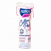 Ватные диски 80 шт. Аура
