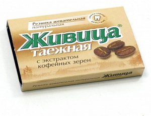 Живица Таежная Резинка жевательная с экстрактом кофейных зерен 5 г 5 шт.