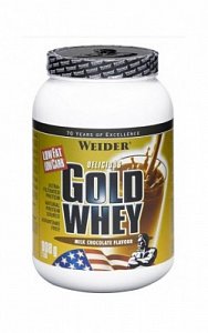 Протеин Weider Gold Whey Protein 908 г молоч.шоколад банка