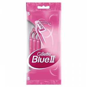 Gillette Blue II Набор одноразовых бритвенных станков для женщин 5 шт.