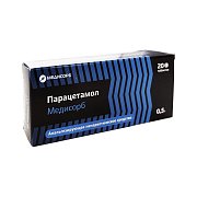 Парацетамол Медисорб таблетки 500 мг 20 шт. Парацетамол Медисорб