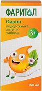 Фаритол сироп 150мл Подорожник Алтей Чабрец