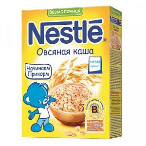Nestle Каша овсяная безмолочная с 5 мес. 200 г - купить в Москве и ...