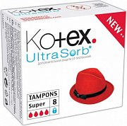 Kotex Тампоны Ultra Sorb Super №8 8 шт.