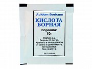 Борная кислота порошок 10 г Новация Борная кислота