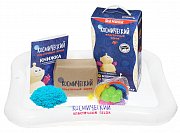 Космический песок кп01г20н голубой песок 2 кг (песочница+формочки) Космический песок кп01г20н голубой песок 2 кг (песочница+формочки)