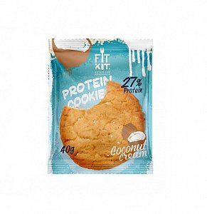 Протеиновое печенье 40г кокосовый крем Coconut Cream FIT KIT