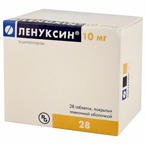 Ленуксин таблетки покрытые оболочкой 10 мг 28 шт.