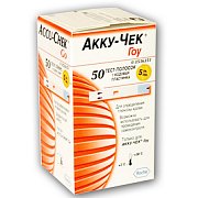 Акку-чек (accu-chek) тест-полоски гоу n50