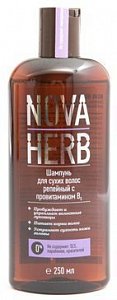 Шампунь Nova herb для сухих волос репей 250 мл