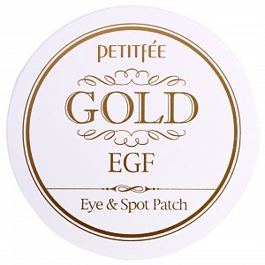 Petitfee Патчи гидрогелевые антивозрастные для кожи вокруг глаз Золото и фактор роста Premium Gold & EGF Eye Patch 60 шт.
