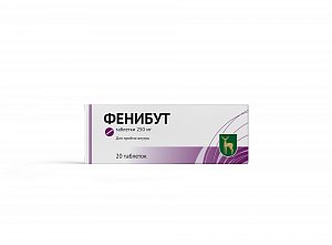 Фенибут таблетки 250 мг 20 шт. Московский эндокринный завод