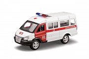 Технопарк X600-H09032-R Машина металлическая инерционная Газель Скорая помощь 6404a 12 см