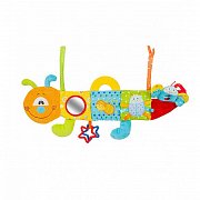 BabyOno Игрушка развивающая мультисенсорная Гусеничка 0м+