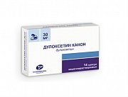 Дулоксетин Канон капсулы кишечнорастворимые 30 мг 14 шт.