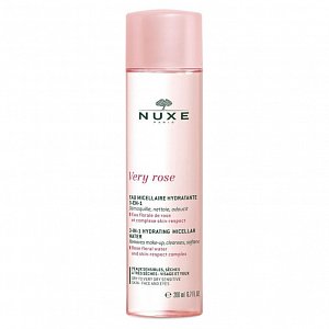 Nuxe Very Rose Мицеллярная вода увлажняющая д/лица и глаз 3 в 1 200 мл