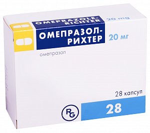 Омепразол-Рихтер капсулы 20 мг 28 шт.