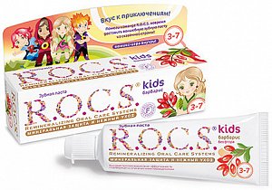 R.O.C.S. Kids Зубная паста барбарис 3-7 лет 45 г
