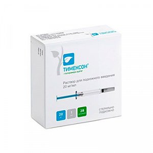 Тимексон раствор для подкожного введения 20 мг/мл шприцы 28 шт.