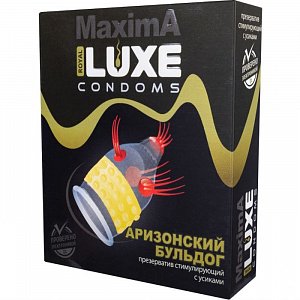 Luxe Презерватив Maxima Аризонский Бульдог 1 шт.