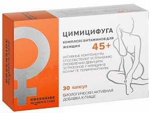 Цимицифуга с комплексом витаминов для женщин 45+ капсулы 450 мг 30 шт. (БАД)